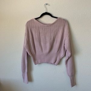 Pink sweater